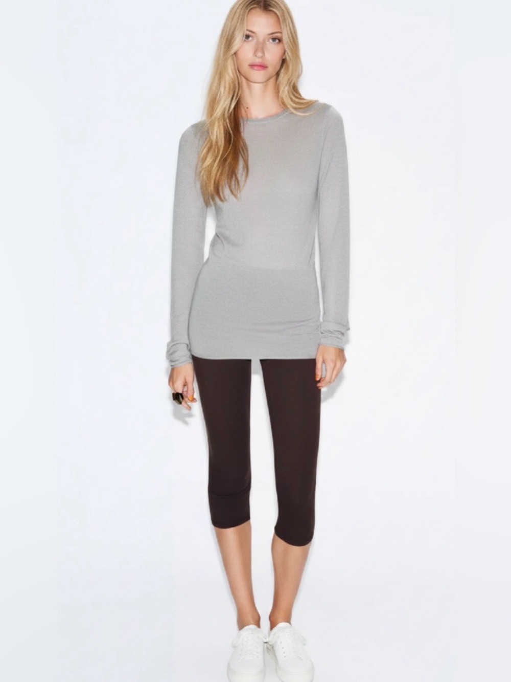 ZARA Fine-Knit Wool Sweater